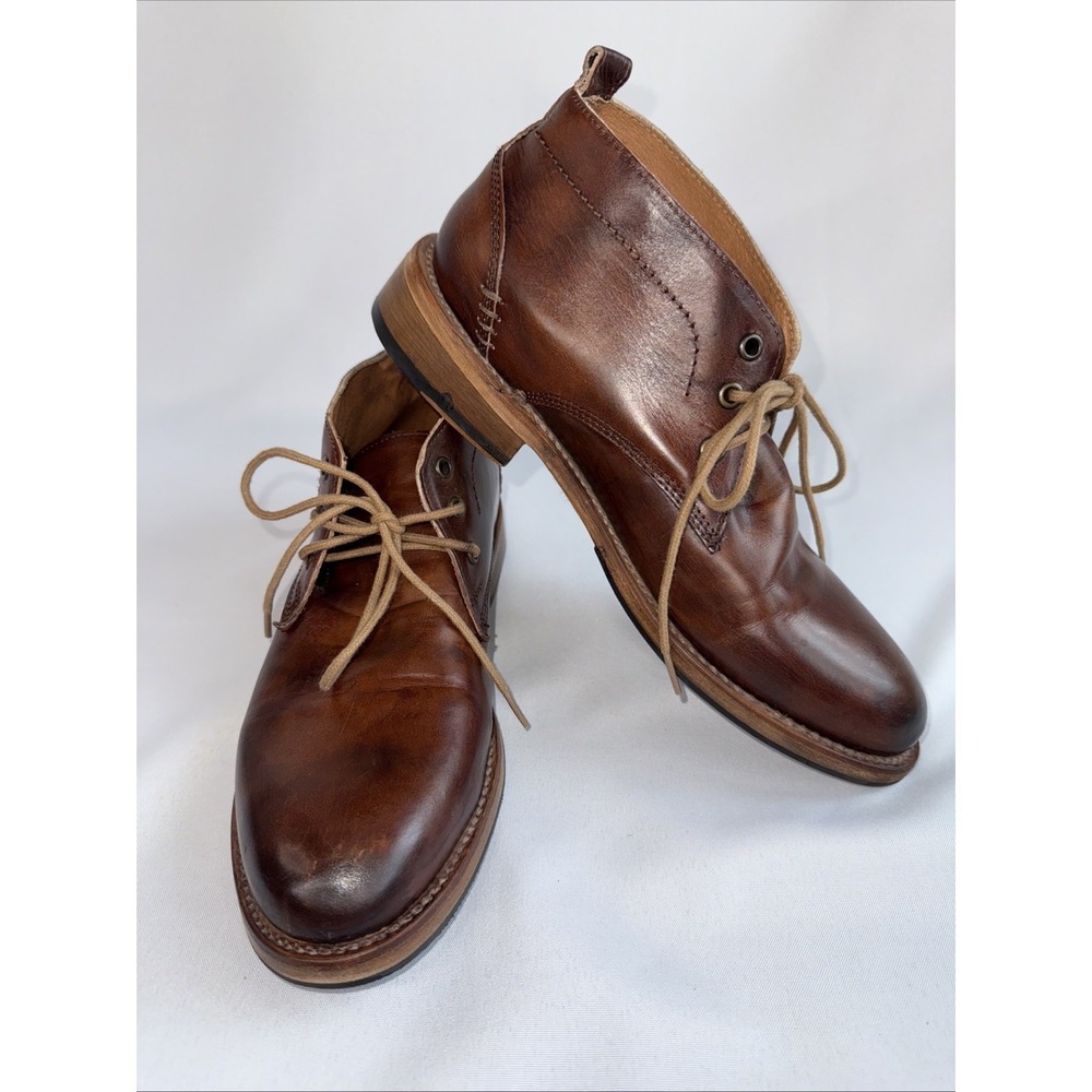Freebird McCoy Brown Cognac Leather Shoes Chukka Boots Size‎ 8